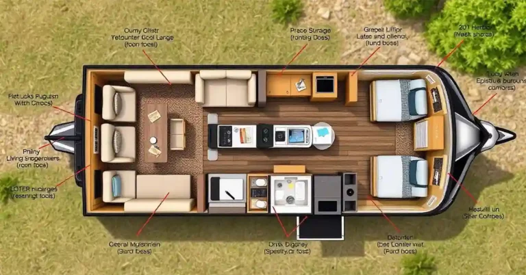 91 Newman Mountain Aire Travel Trailer Floor Plan