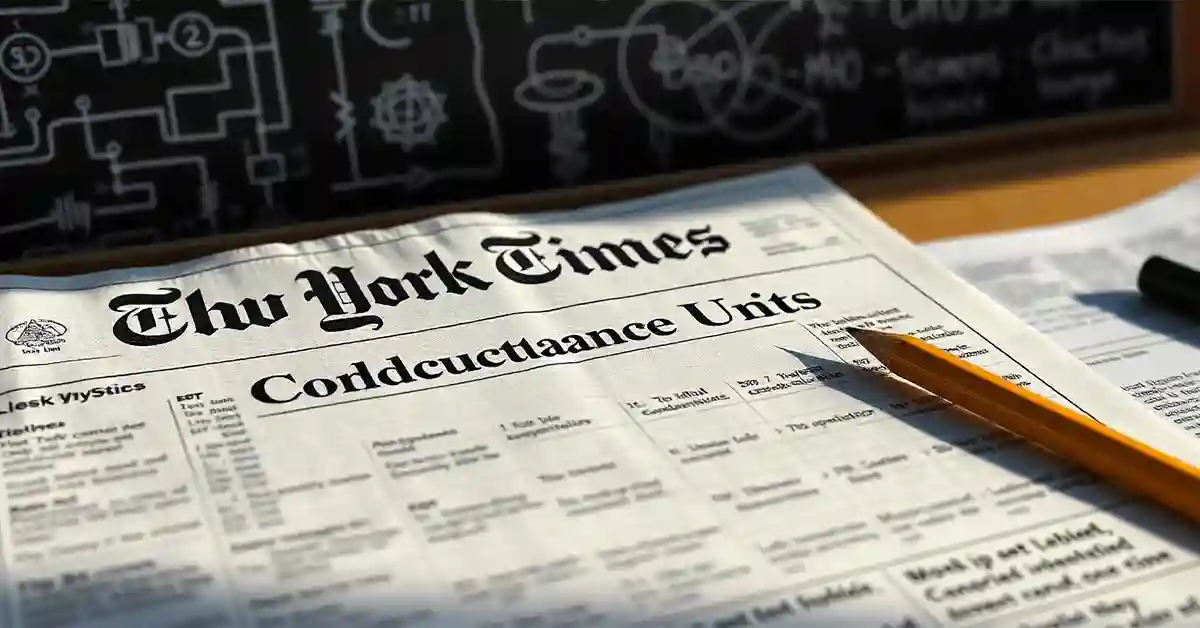 Conductance Units NYT Crossword Sky Glim Conductance Units NYT Crossword Sky Glim