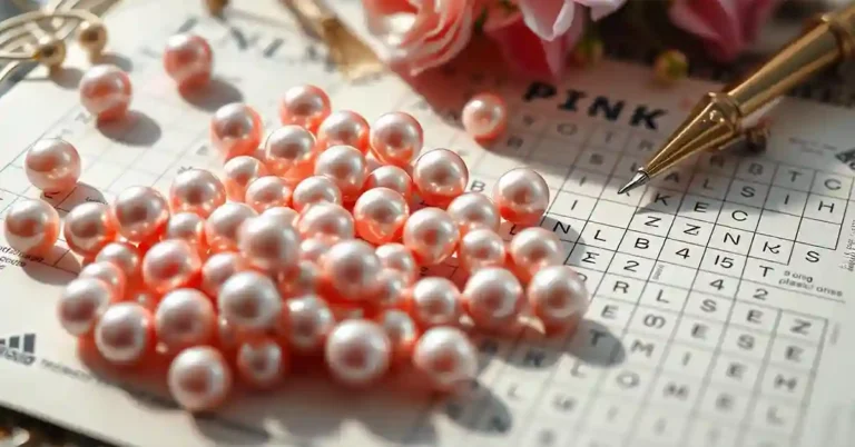 Pink Pearls Are Classic Ones Crossword