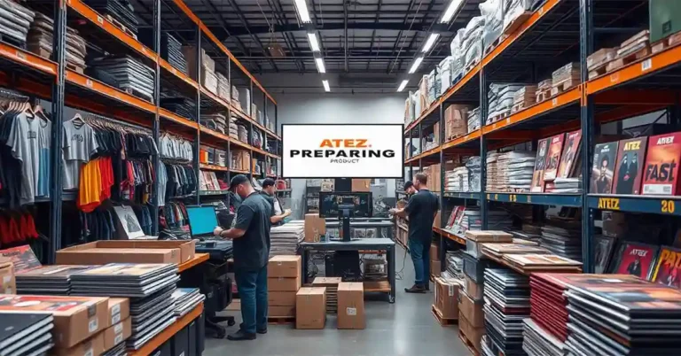 What Does Preparing Product Mean on ATEEZ Website?